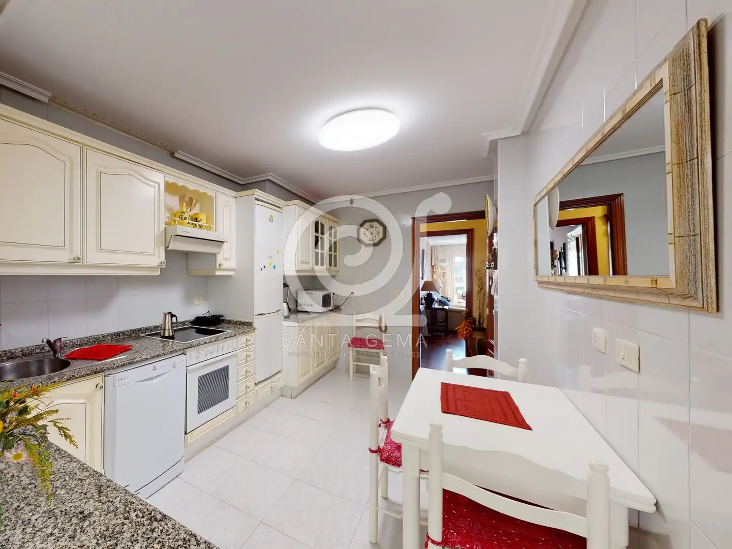 Kitchen of Flat for sale in Cambre   with Heating and Storage room