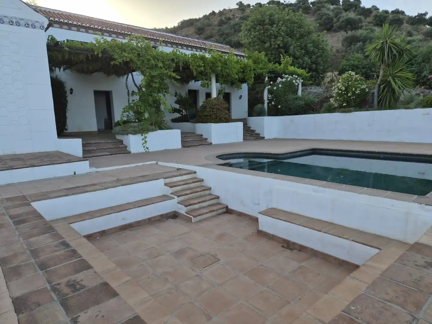 Swimming pool of Country homes for sale in Álora  with Private garden, Terrace and Storage room