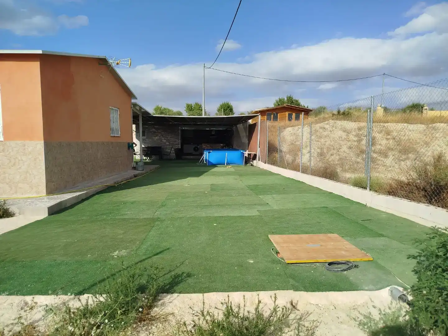 Jardí de Finca rústica en venda en Albudeite amb Aire condicionat, Moblat i Forn
