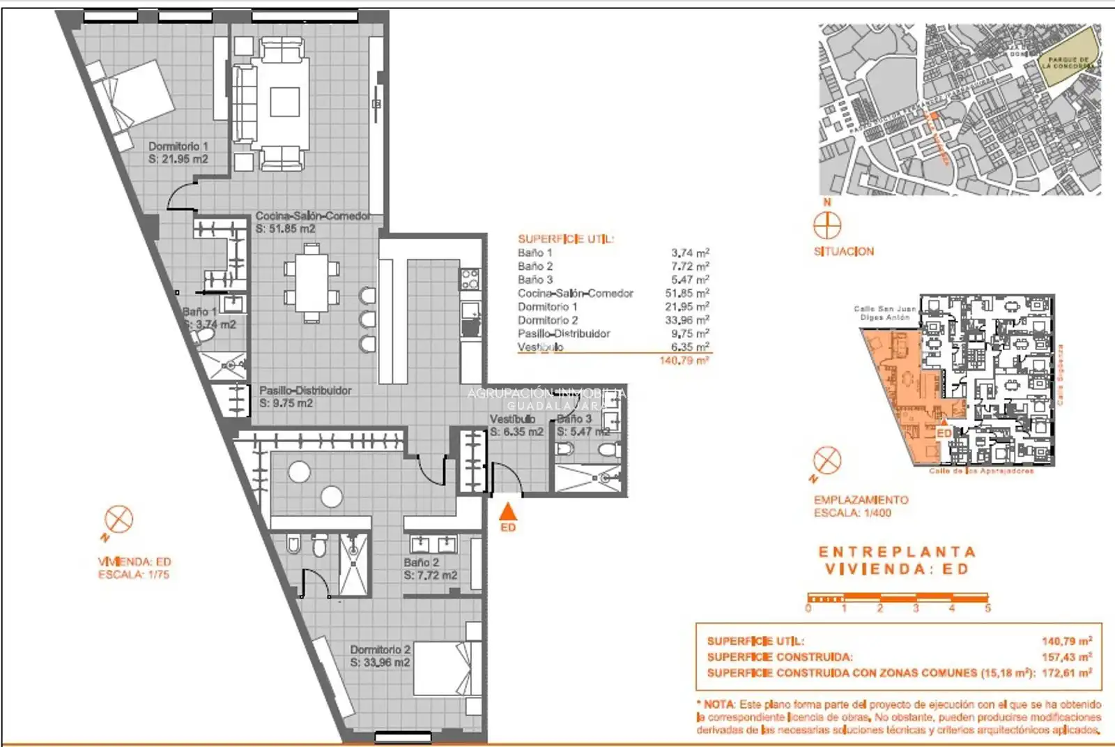 Appartement avec ascenseur à vendre à Aparejadores, imagen 20