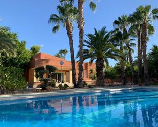 Swimming pool of House or chalet for sale in Elche / Elx  with Air Conditioner, Heating and Private garden