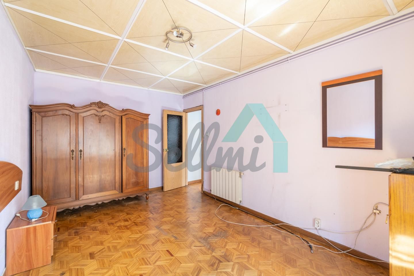 Bedroom of Flat for sale in Oviedo   with Heating, Parquet flooring and Terrace