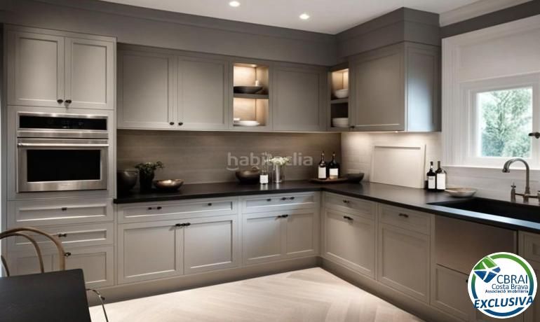 Kitchen of Single-family semi-detached for sale in Llançà  with Heating, Private garden and Storage room