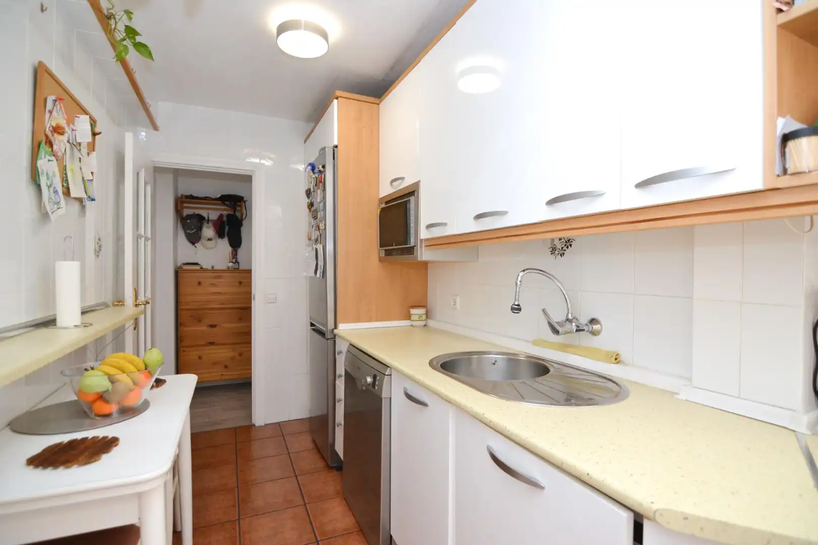 Cocina de Planta baja en venta en Móstoles con Calefacción, Parquet y Terraza