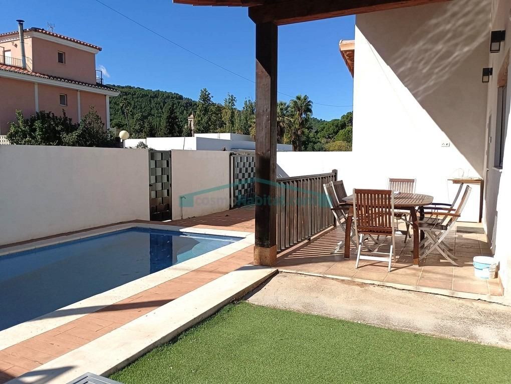 Swimming pool of House or chalet for sale in Navajas  with Private garden, Parquet flooring and Terrace