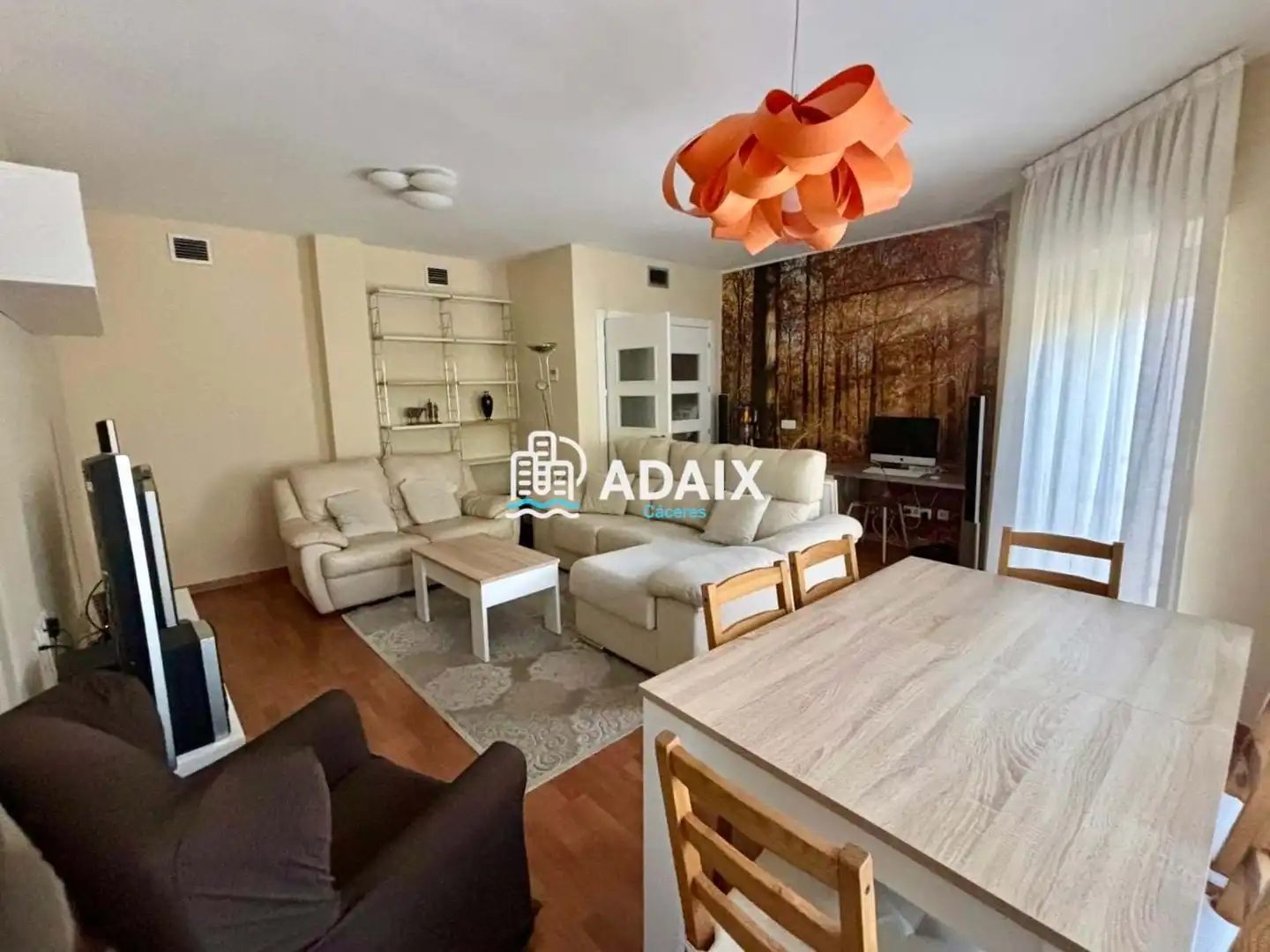 Living room of Flat for rent in Cáceres  with Air Conditioner, Heating and Terrace