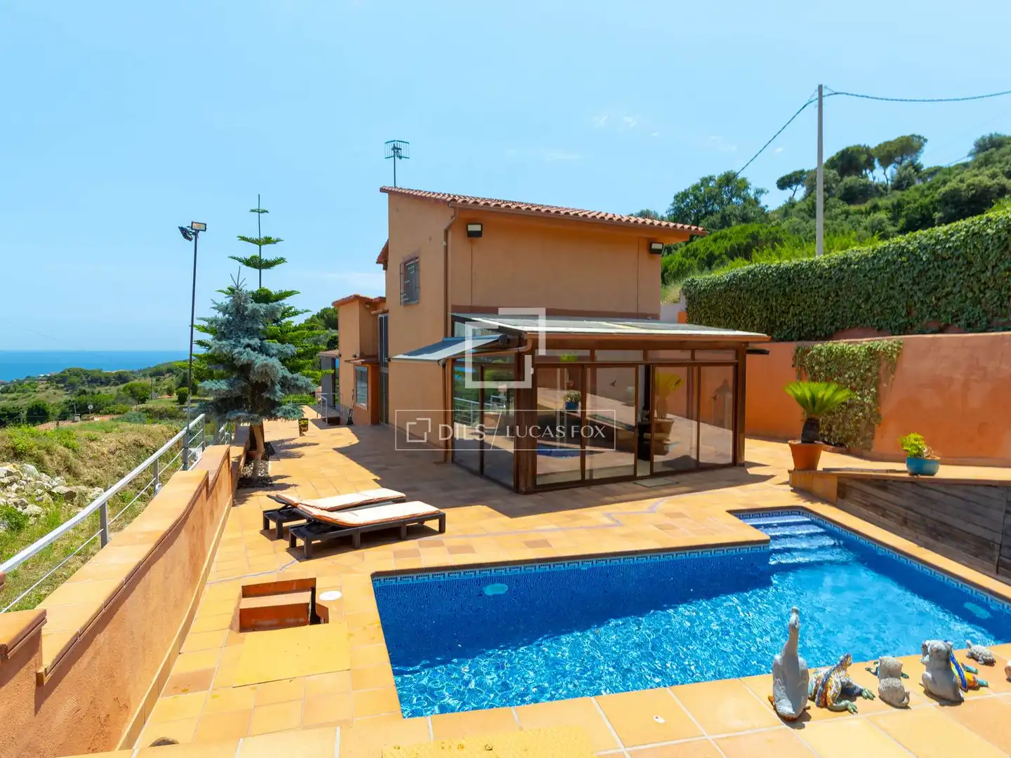 Vista exterior de Casa o chalet en venta en Teià con Aire acondicionado, Calefacción y Jardín privado