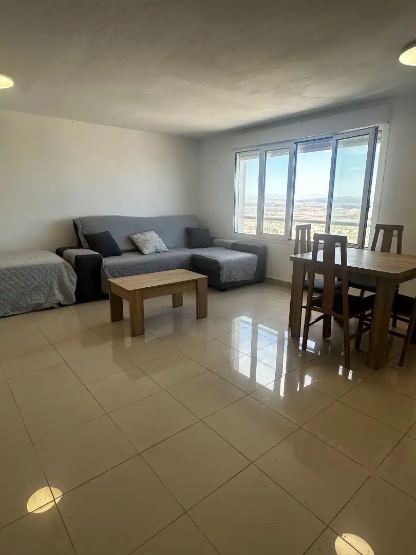 Living room of Flat for rent in Mojácar  with Air Conditioner, Furnished and Pets allowed