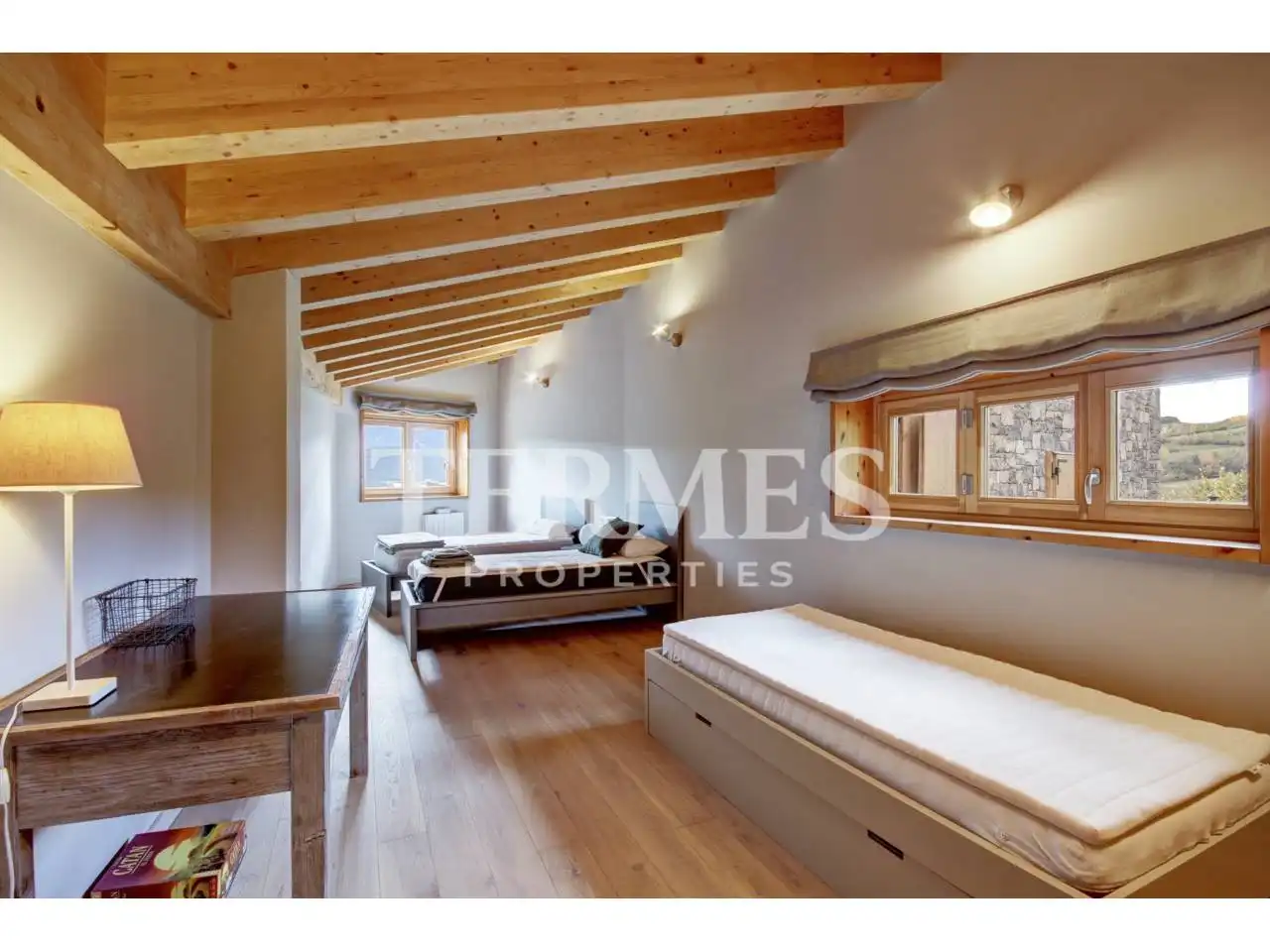 Dormitori de Casa adosada de lloguer en Prullans amb Calefacció, Jardí privat i Parquet