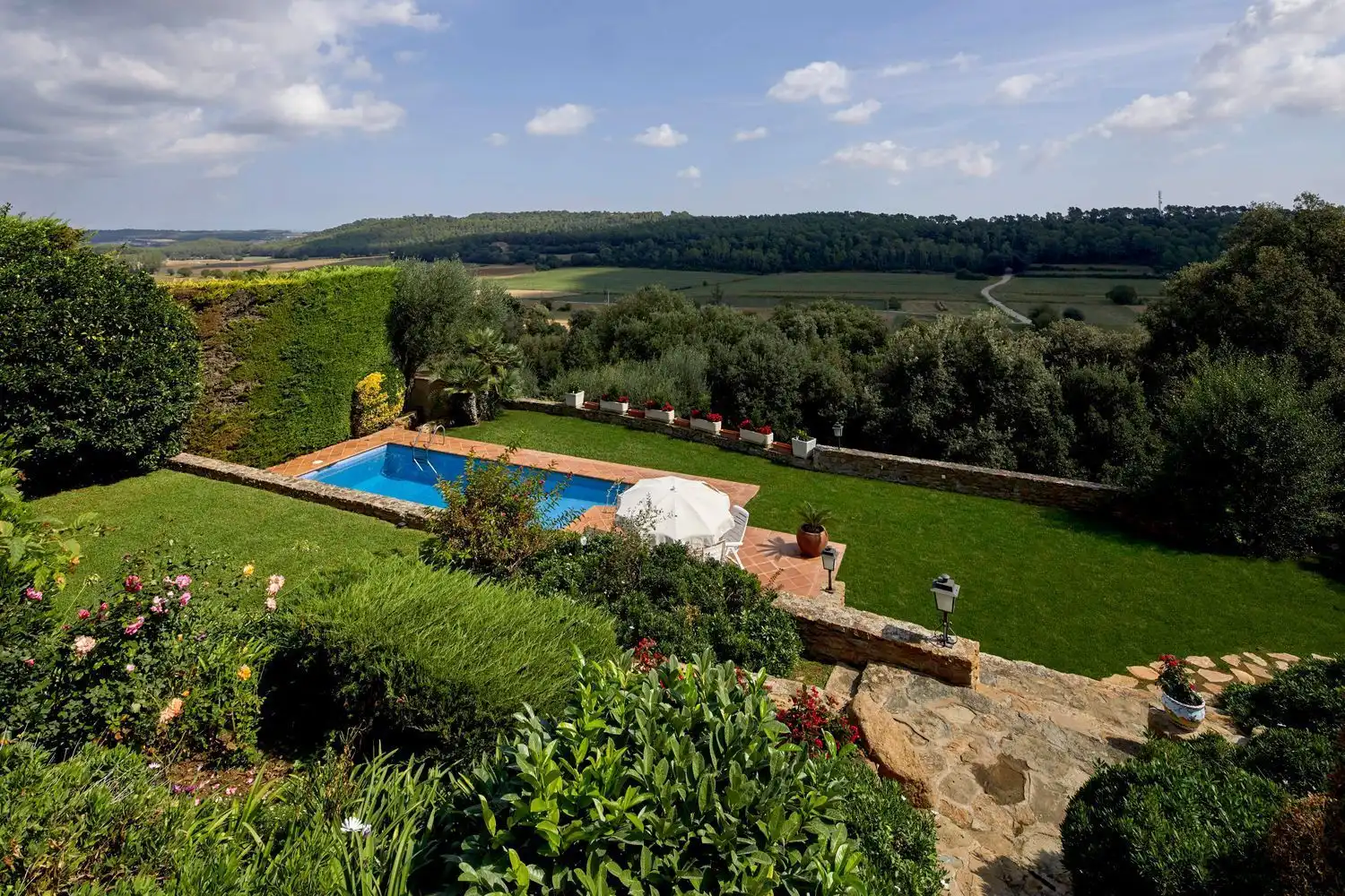 Jardín de Casa o chalet de alquiler en Madremanya con Aire acondicionado, Jardín privado y Terraza