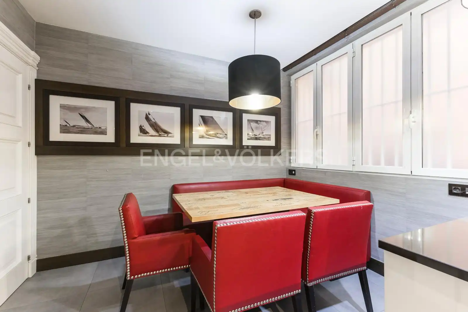 Comedor de Piso de alquiler en Madrid con Aire acondicionado, Calefacción y Parquet