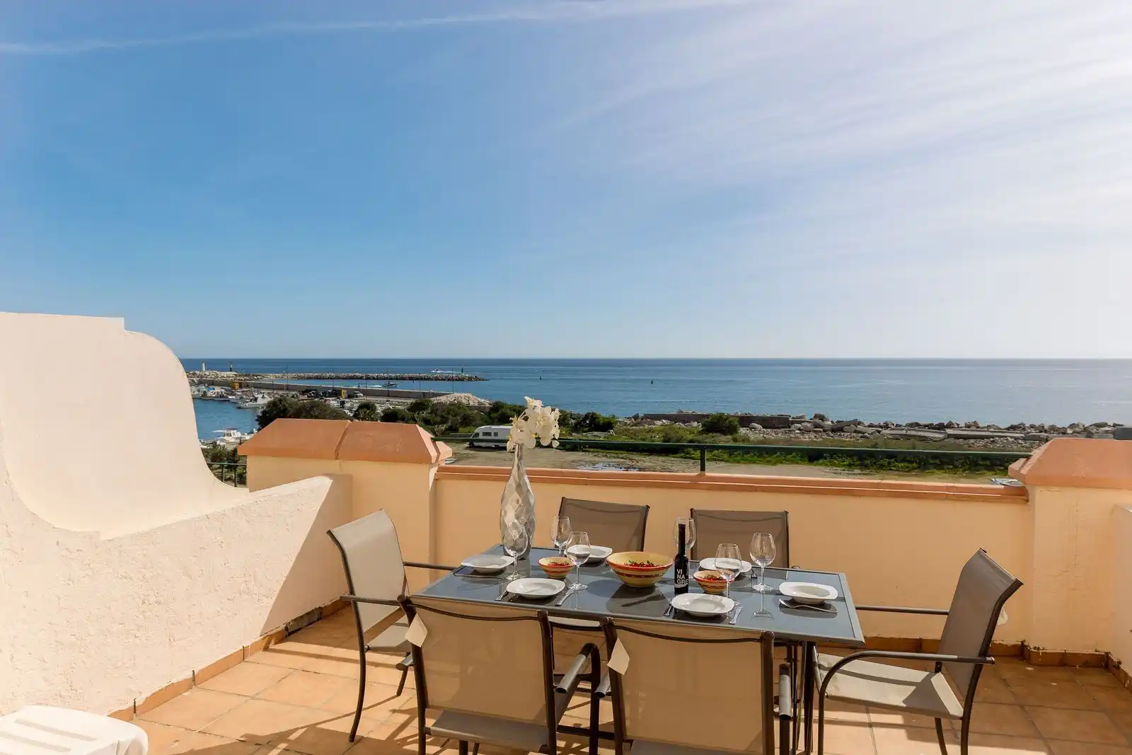 Terraza de Casa o chalet en venta en Estepona con Aire acondicionado, Terraza y Piscina comunitaria