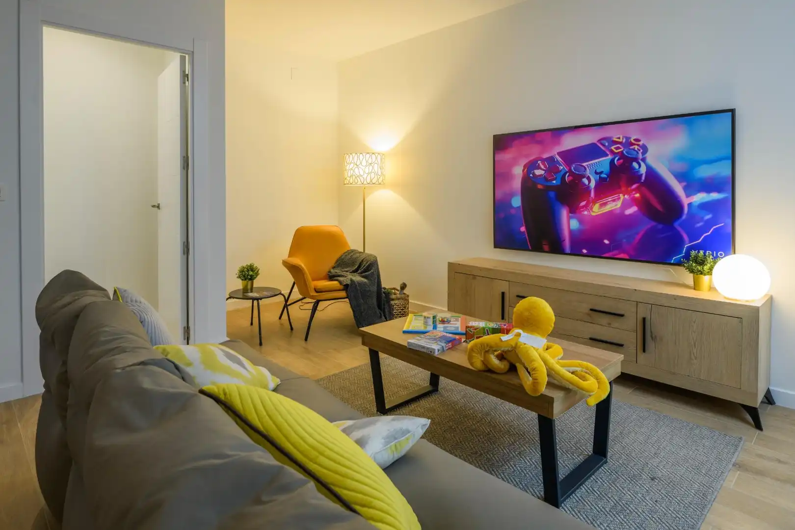 Sala d'estar de Casa o xalet en venda en Murcia amb Aire condicionat, Jardí privat i Terrassa