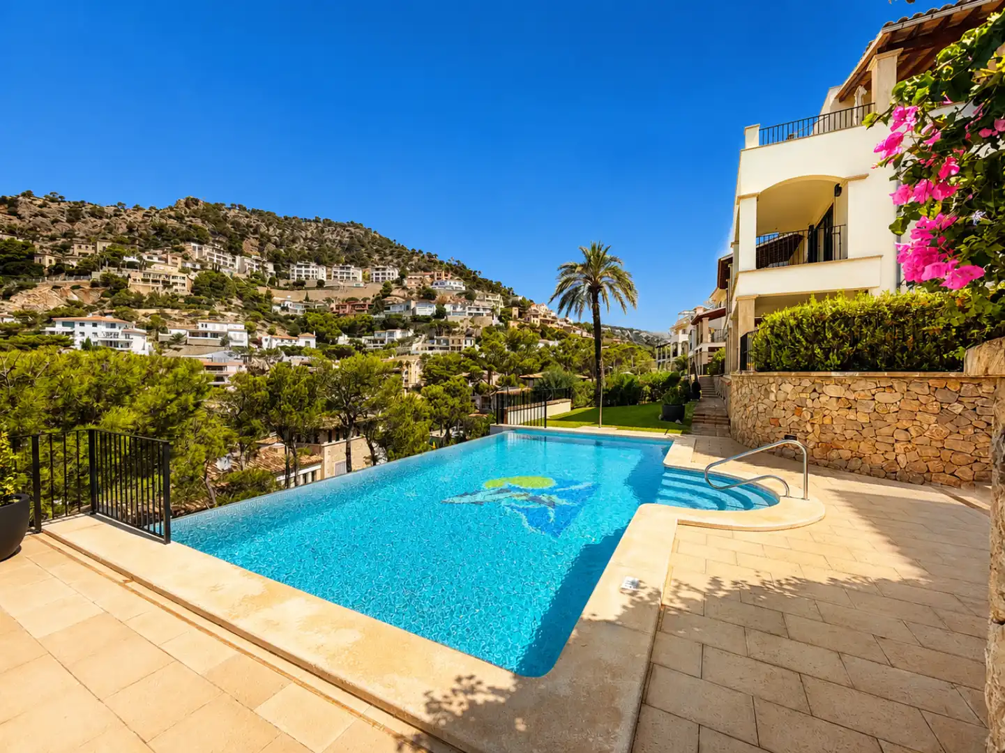 Swimming pool of Flat for sale in Andratx  with Air Conditioner, Heating and Private garden