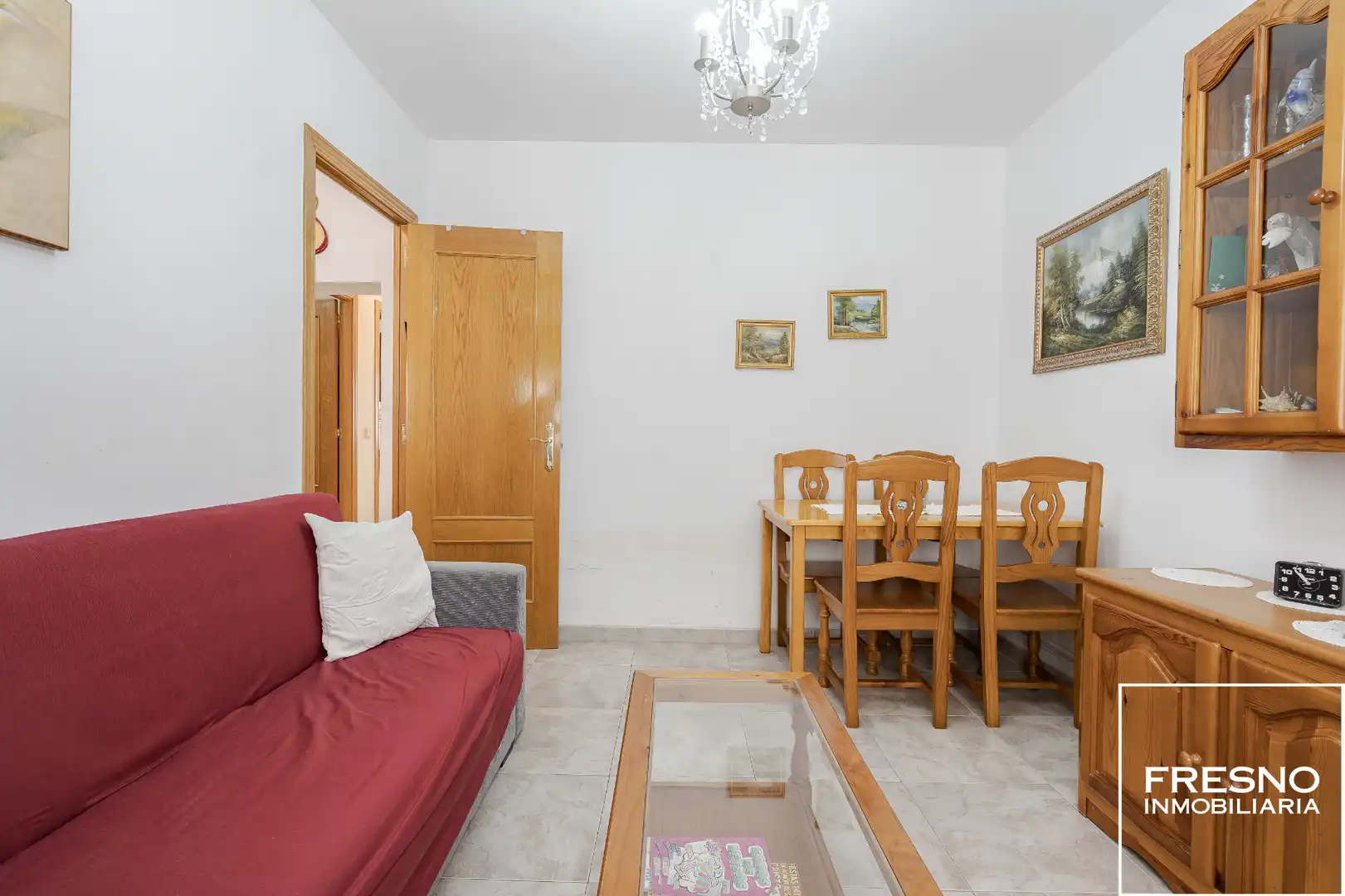 Sala d'estar de Casa adosada en venda en Cobeña amb Calefacció, Jardí privat i Terrassa