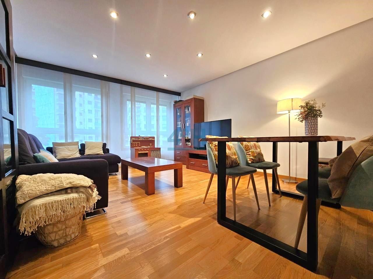 Living room of Flat for sale in Ourense Capital   with Heating and Furnished