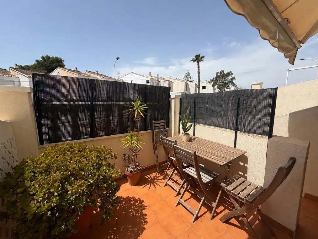 Terraza de Casa adosada en venta en Santa Pola con Terraza y Piscina comunitaria