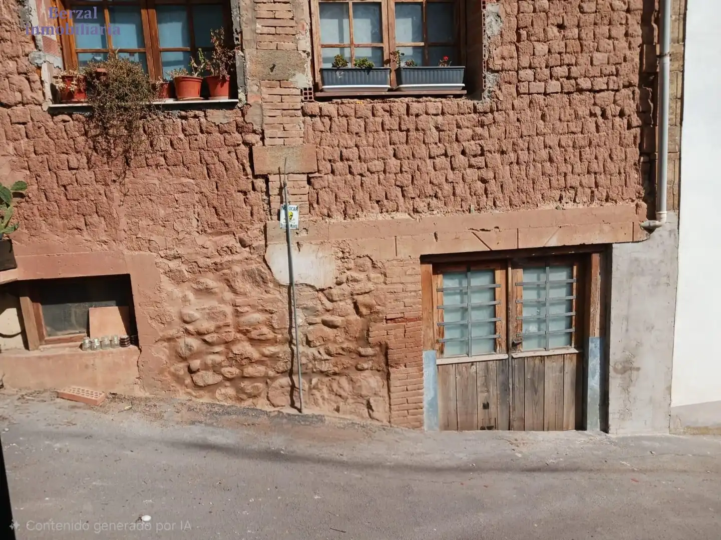 Exterior view of Houses for sale in Hornos de Moncalvillo  with Private garden, Terrace and Storage room