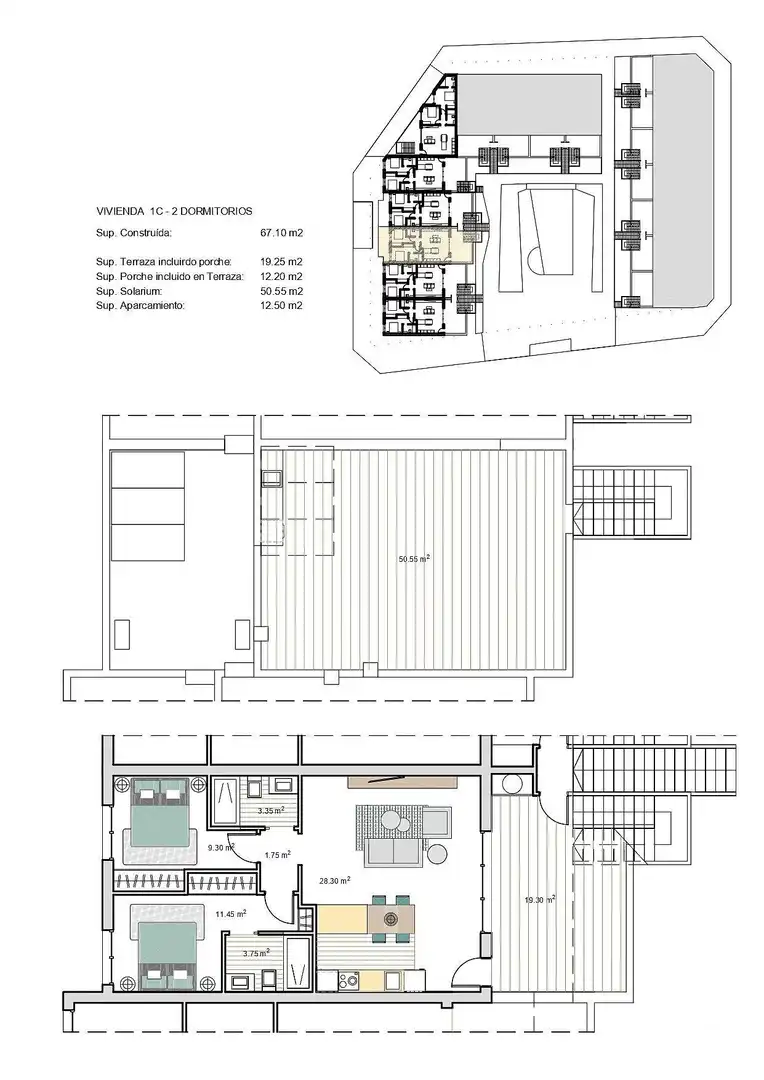Apartament amb terrassa en venda a Roldán, imagen 20