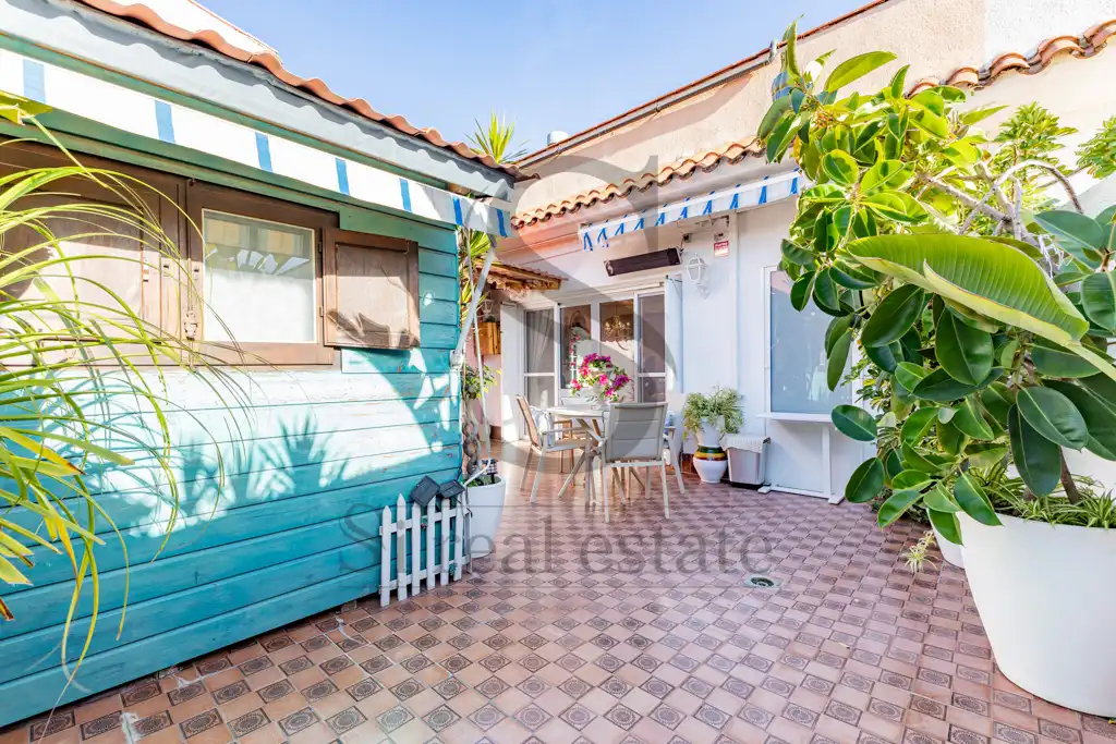 Terrasse von Dachboden zum Verkauf in Barcelona mit Heizung, Terrasse und Abstellraum