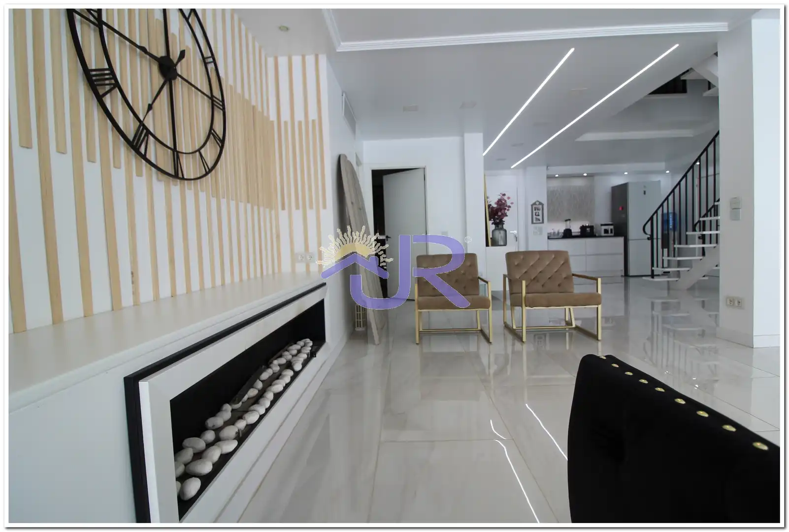 Living room of Houses for sale in Paracuellos de Jarama  with Air Conditioner, Private garden and Swimming Pool
