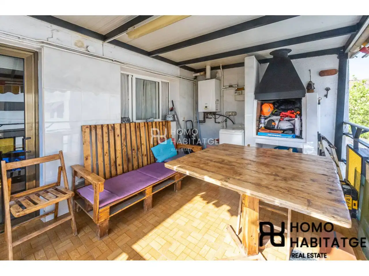 Exterior view of Flat for sale in Barberà del Vallès  with Heating, Parquet flooring and Terrace