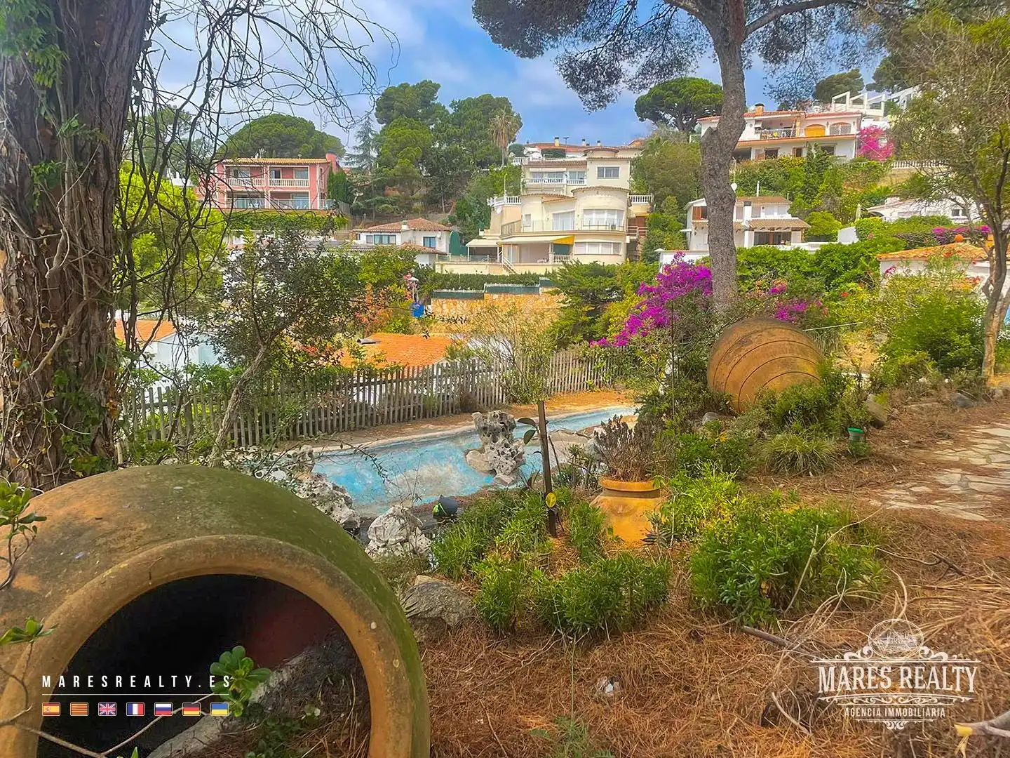 Jardín de Casa o chalet en venta en Lloret de Mar con Calefacción, Jardín privado y Piscina