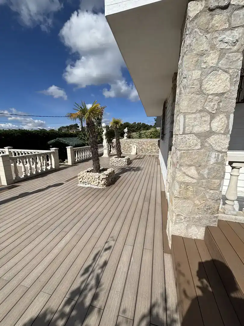 Terrassa de Casa o xalet en venda en Mediona amb Aire condicionat, Piscina i Balcó