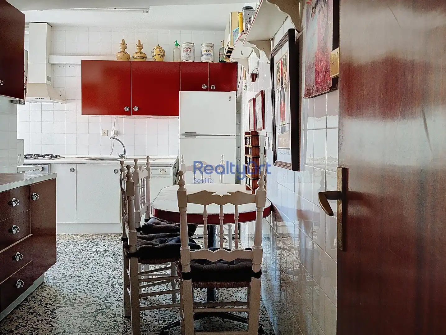 Kitchen of Flat for sale in Sevilla  with Air Conditioner