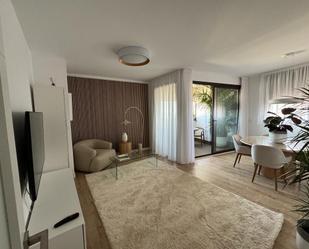 Sala d'estar de Pis de lloguer en Málaga Capital amb Aire condicionat, Jardí privat i Terrassa