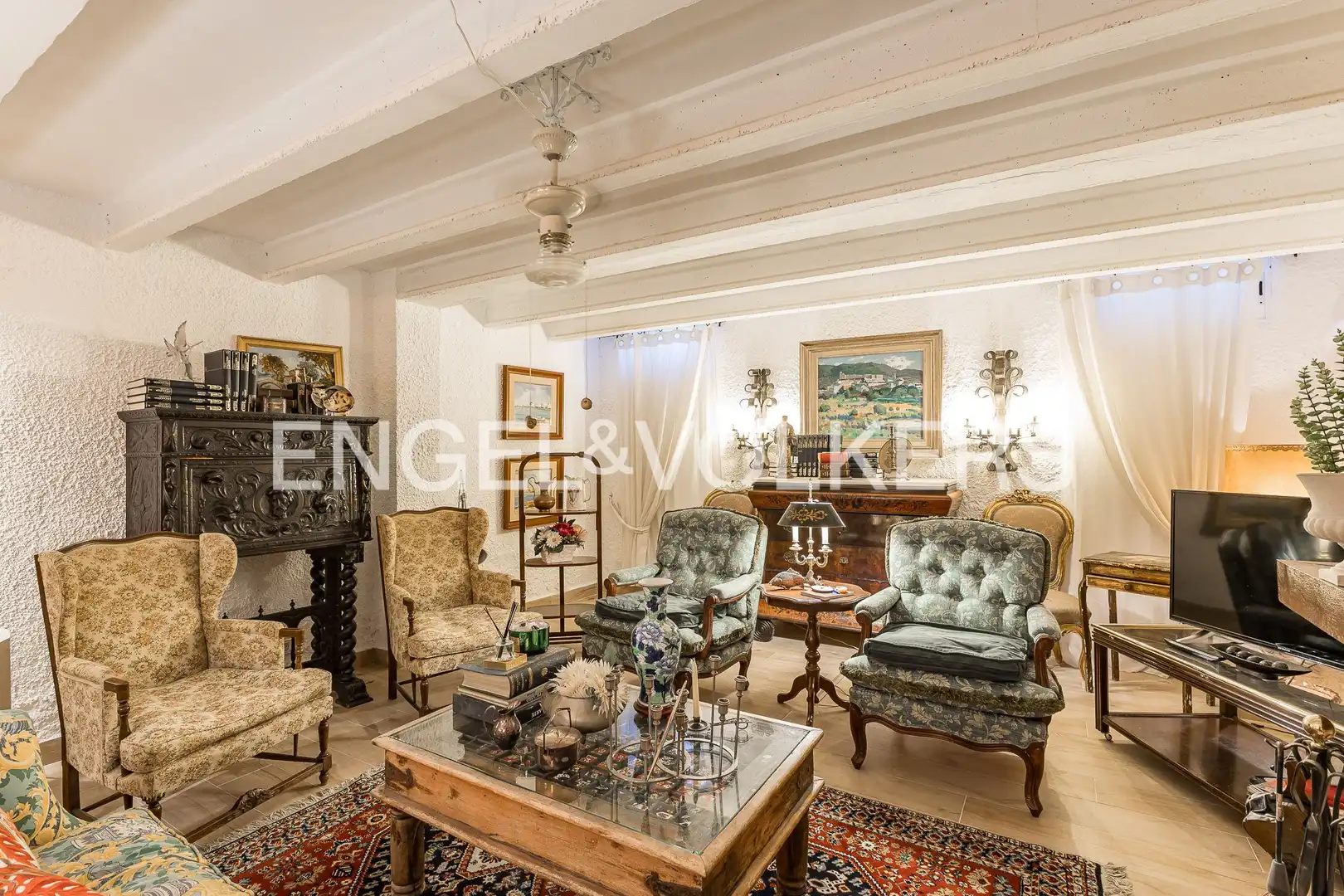 Sala de estar de Casa o chalet en venta en Calafell con Aire acondicionado, Calefacción y Jardín privado