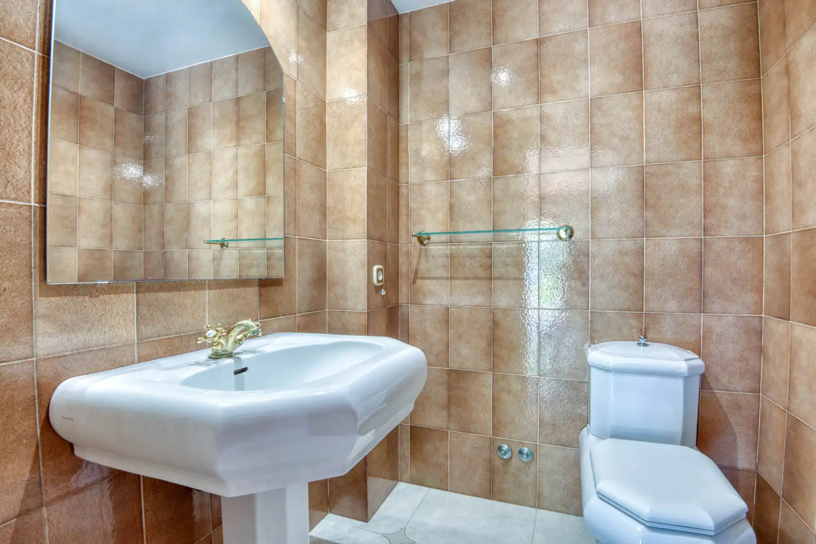 Bathroom of Houses for sale in Santa Cristina d'Aro  with Furnished, Oven and Washing machine