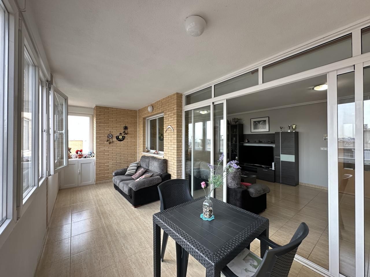Living room of Flat for sale in Alicante / Alacant  with Air Conditioner, Terrace and Storage room