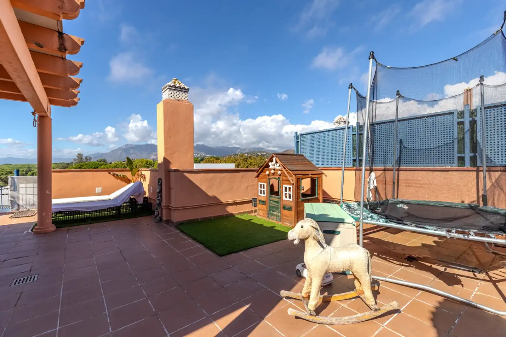 Garden of Attic for sale in Marbella  with Air Conditioner, Heating and Terrace