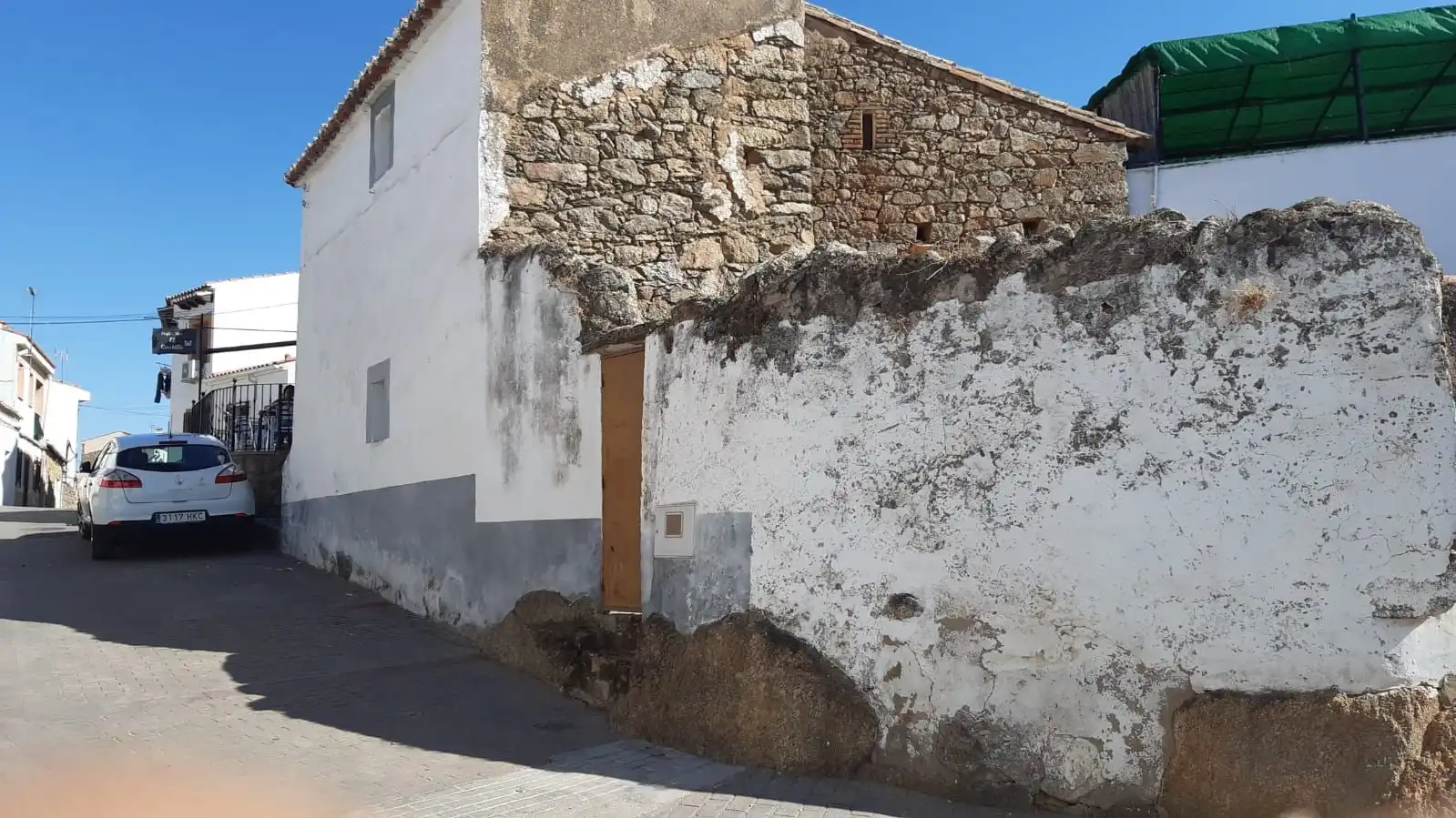 Vista exterior de Casa o xalet en venda en Mata de Alcántara