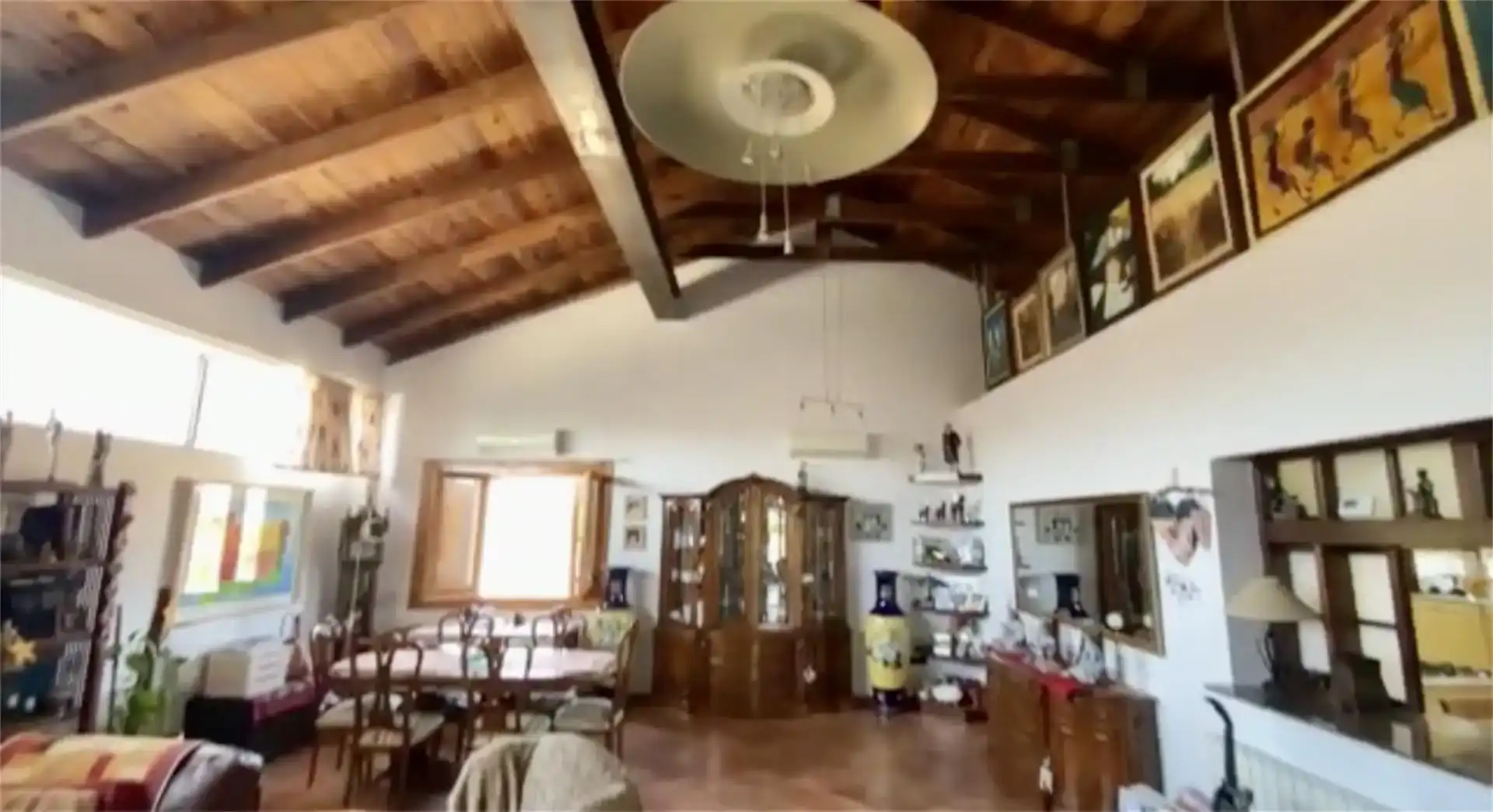 Menjador de Finca rústica en venda en El Pla de Santa Maria amb Aire condicionat, Jardí privat i Traster