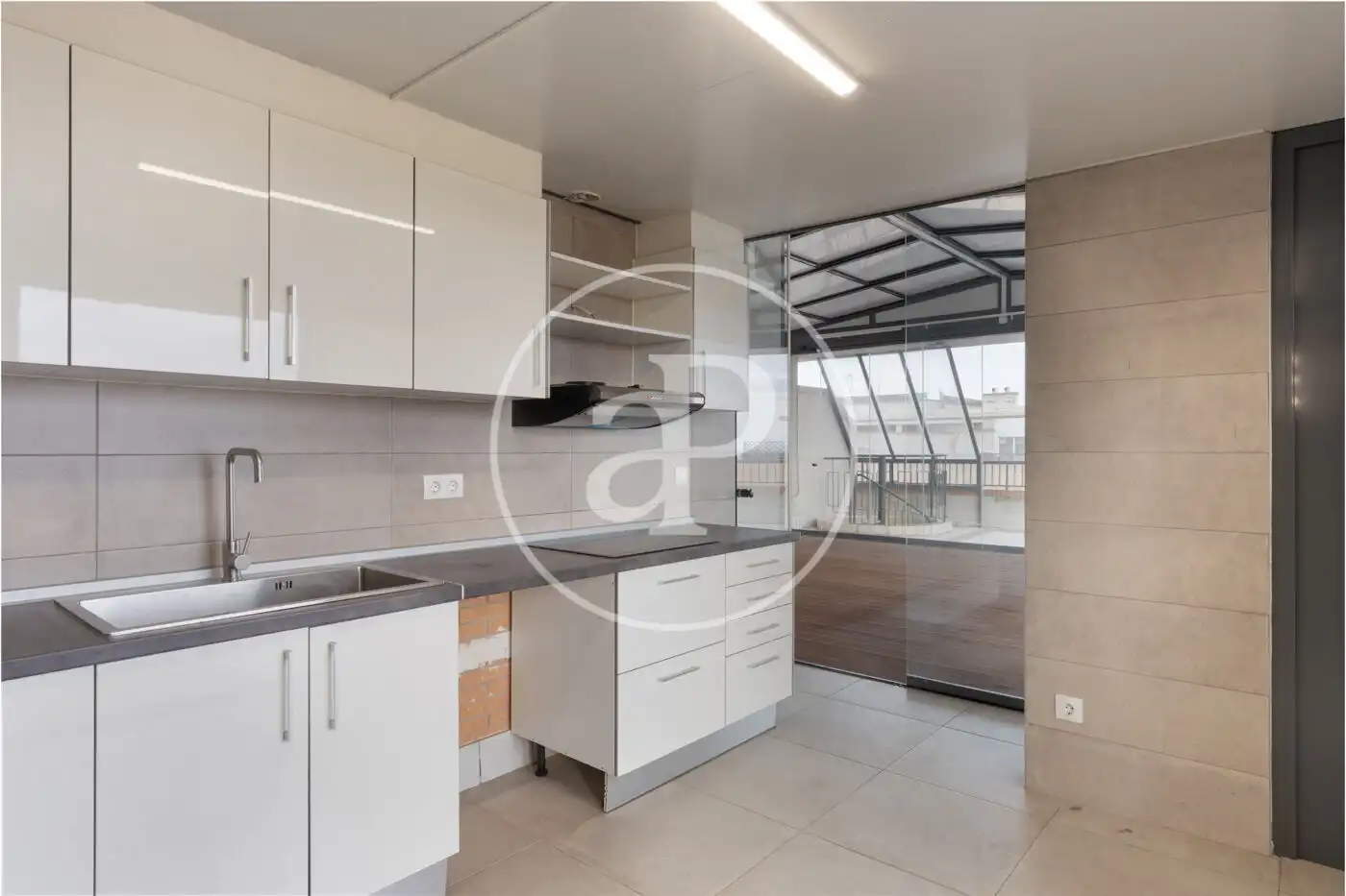 Kitchen of Attic for rent in Alboraya  with Air Conditioner, Heating and Private garden