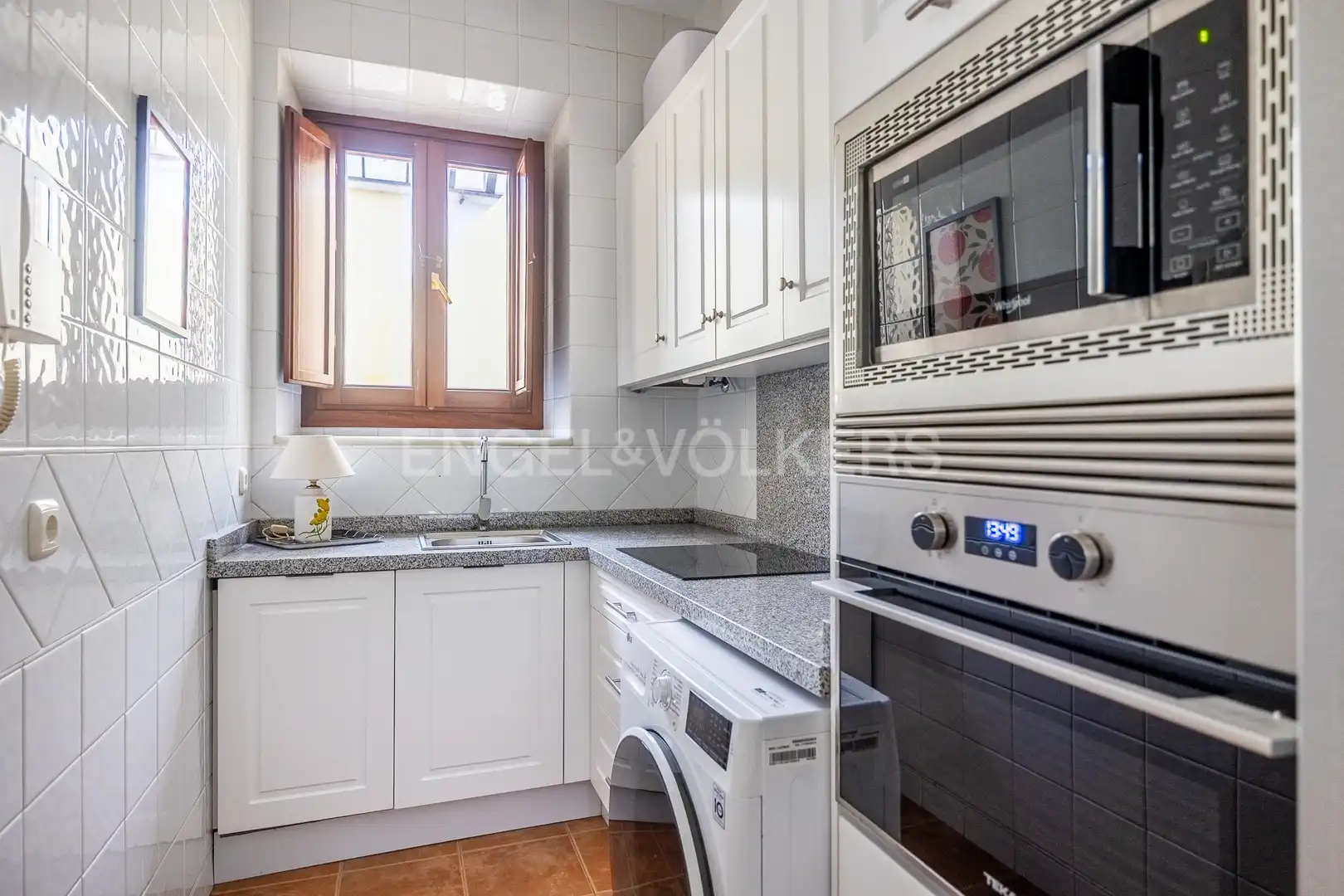 Cocina de Piso de alquiler en Sevilla con Aire acondicionado, Calefacción y Terraza