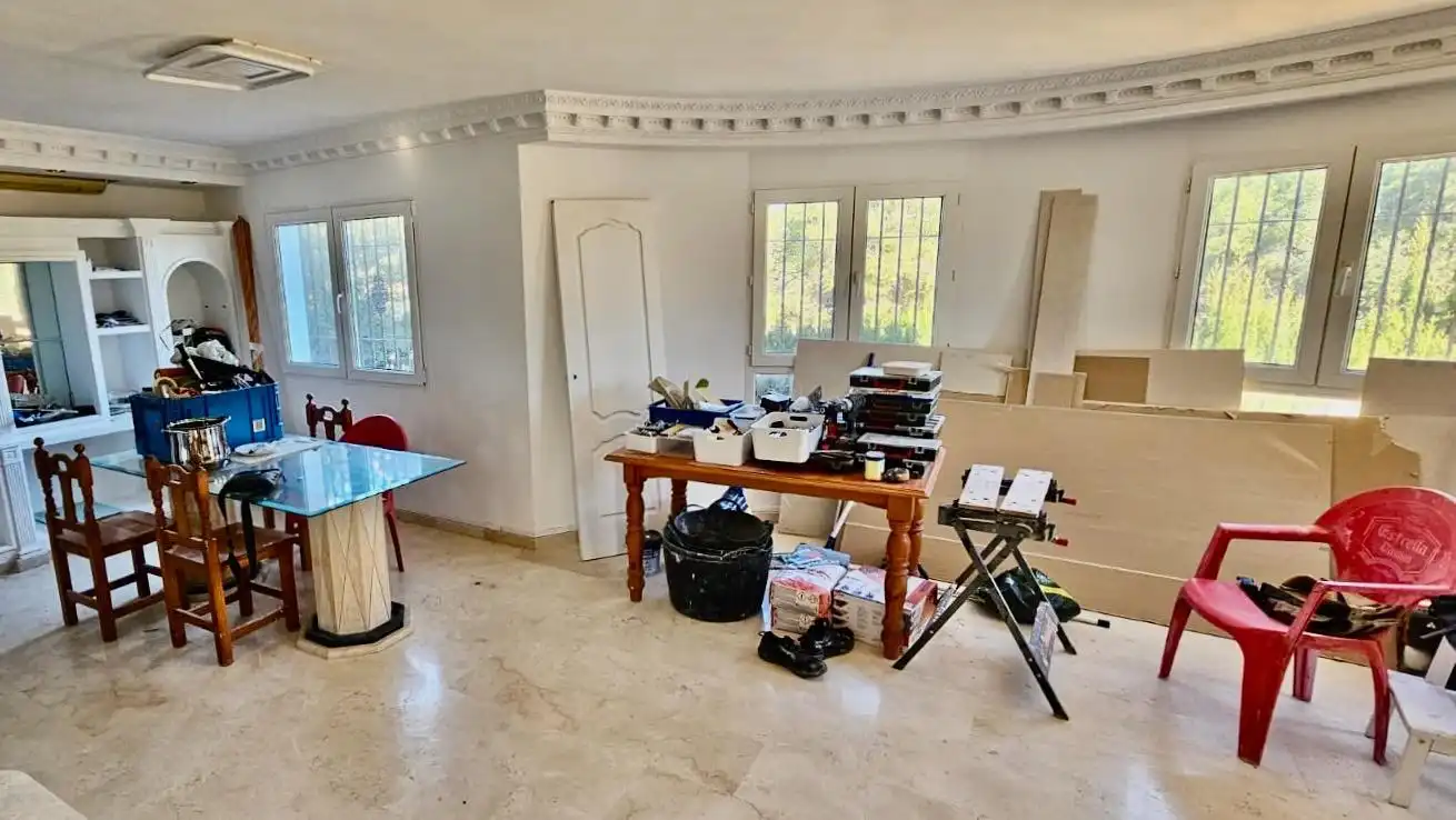 Comedor de Casa o chalet en venta en La Nucia con Aire acondicionado, Jardín privado y Terraza