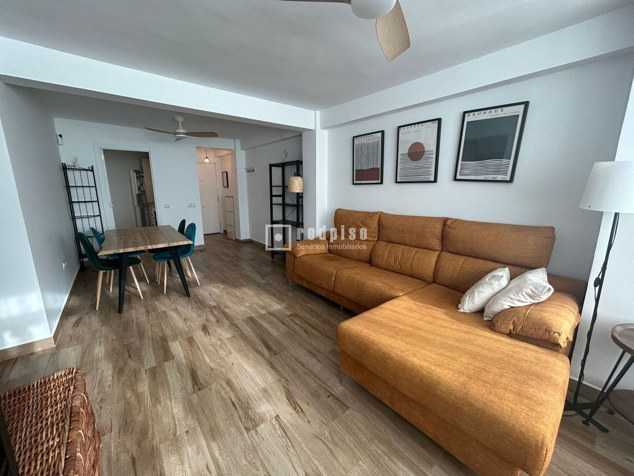 Sala d'estar de Pis de lloguer en Málaga Capital amb Aire condicionat, Moblat i Alarma