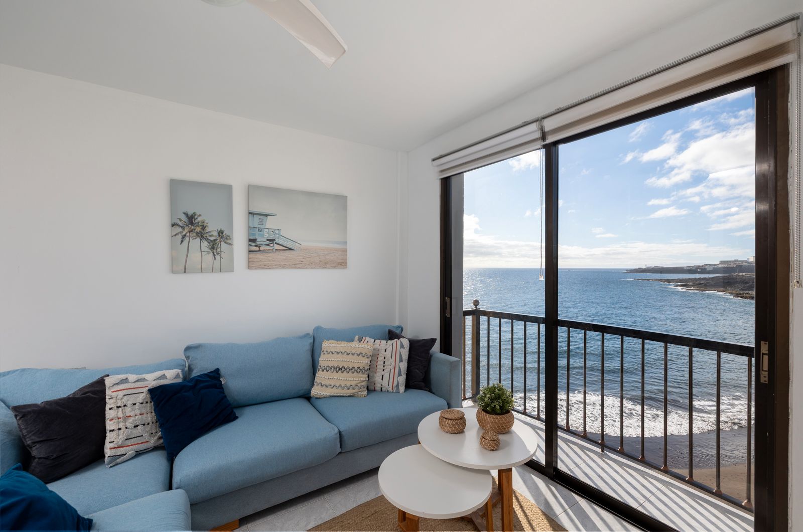 Sala d'estar de Àtic en venda en Telde amb Terrassa, Moblat i Balcó