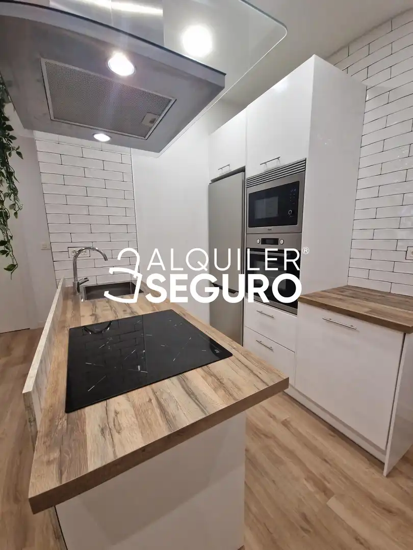 Kitchen of Flat for rent in Barakaldo   with Heating, Terrace and Furnished