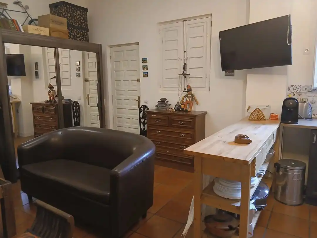 Sala de estar de Loft en venta en Ezcaray con Calefacción, Terraza y Amueblado