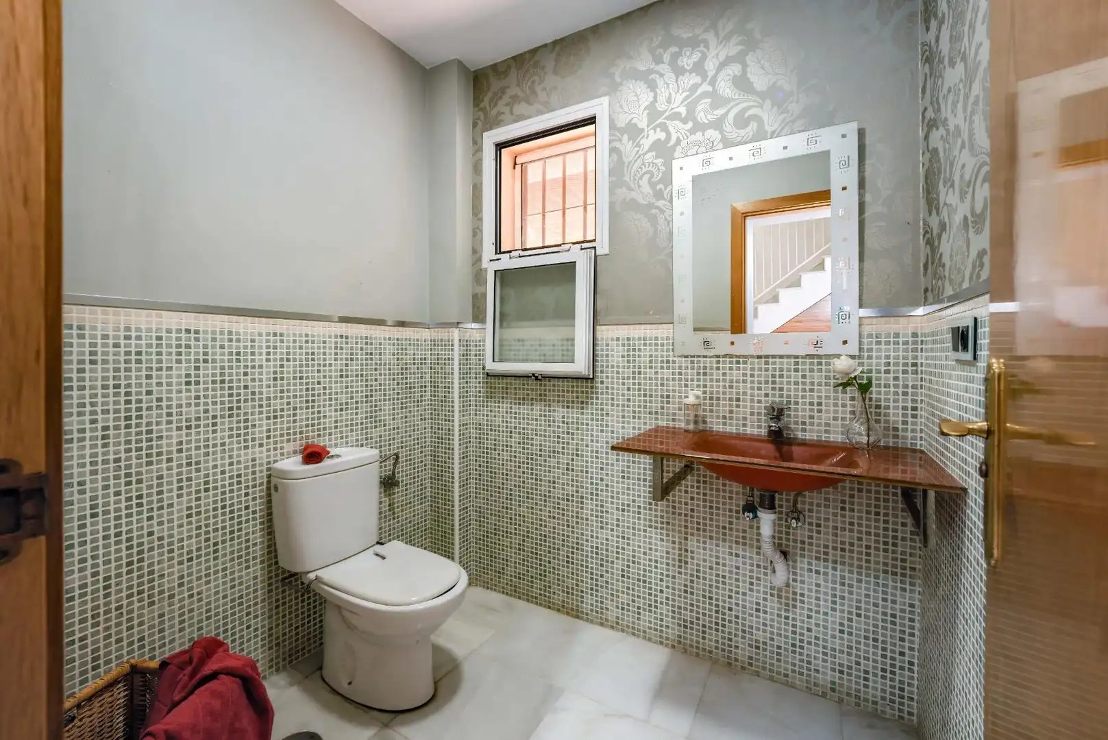 Bathroom of Houses for sale in Coria del Río  with Private garden and Terrace