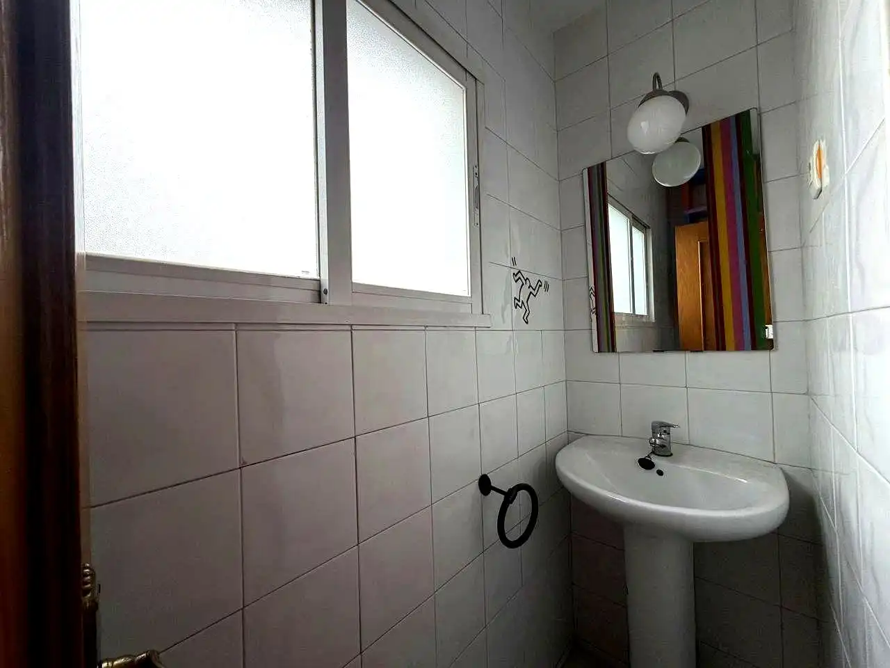 Baño de Piso de alquiler en Madrid con Aire acondicionado, Calefacción y Parquet
