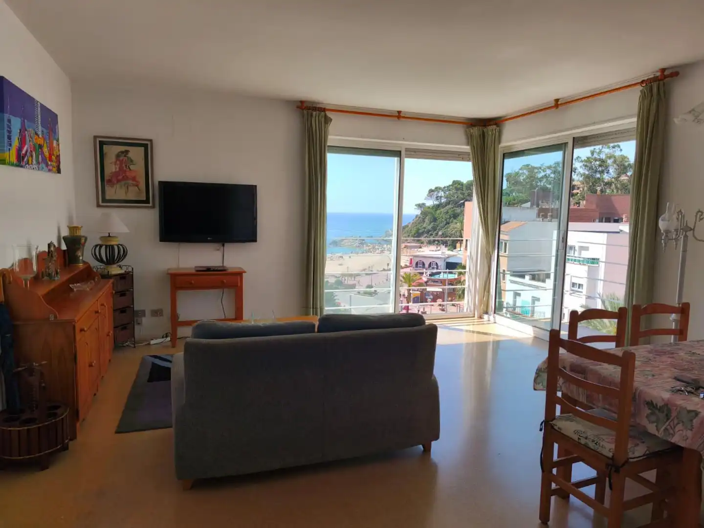 Sala de estar de Apartamento en venta en Lloret de Mar con Calefacción y Balcón