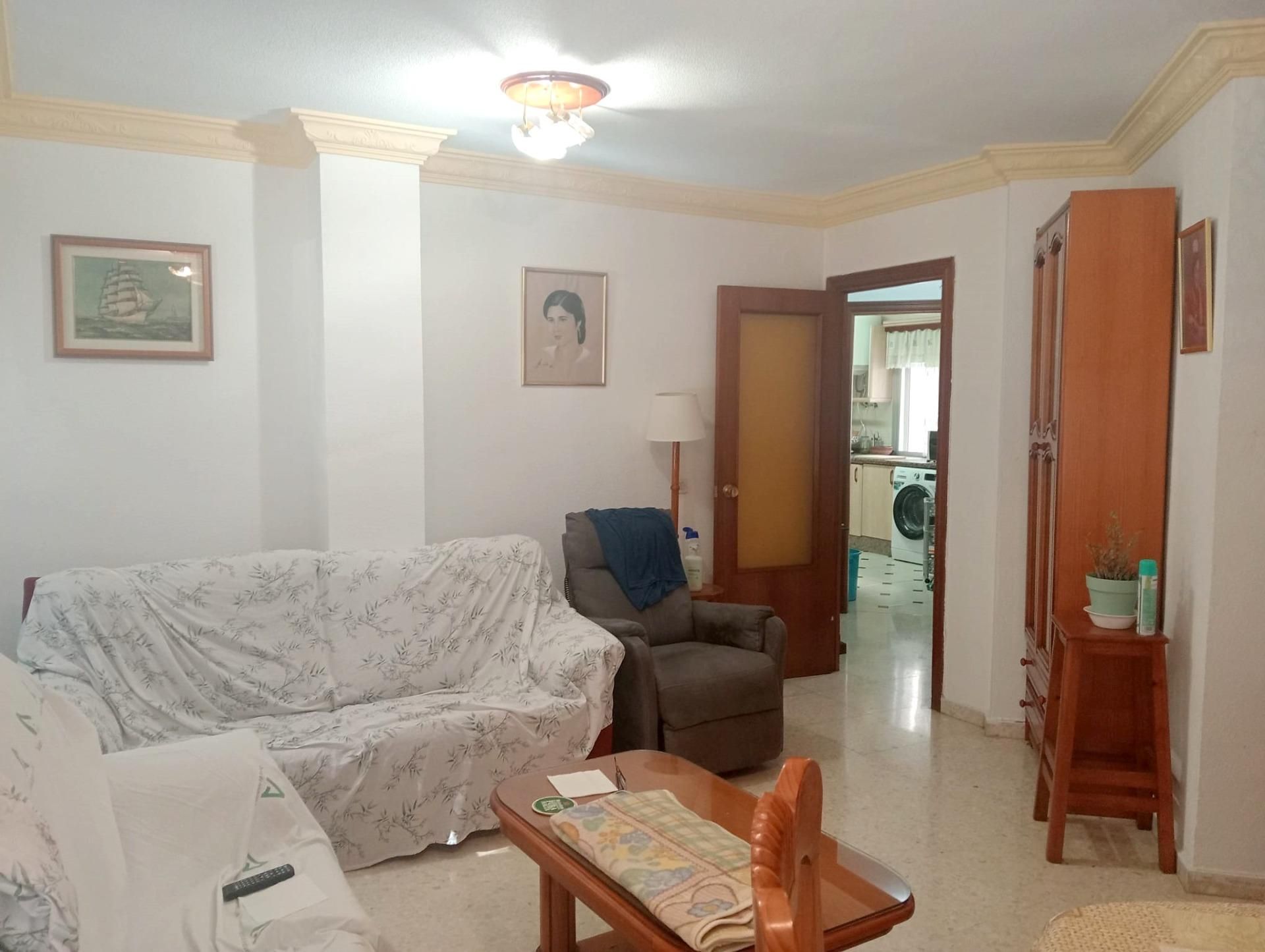 Living room of Flat for sale in Málaga Capital  with Air Conditioner