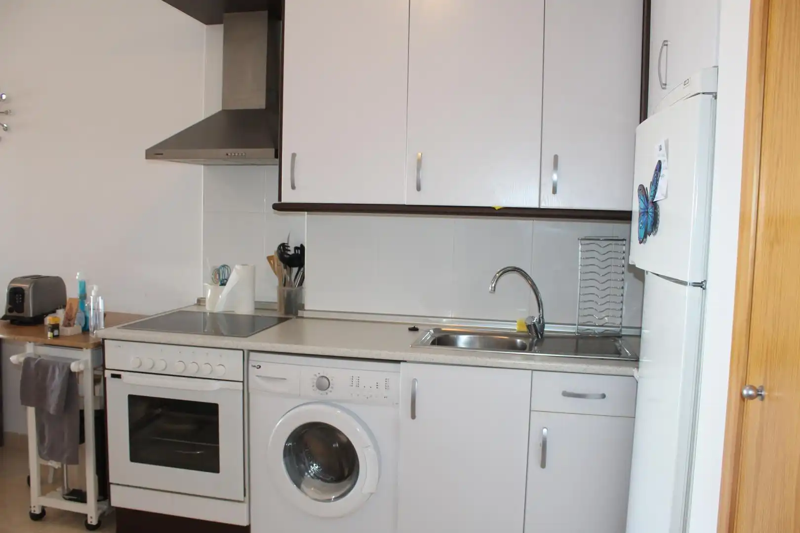Kitchen of Apartments for sale in Vícar  with Air Conditioner, Terrace and Swimming Pool