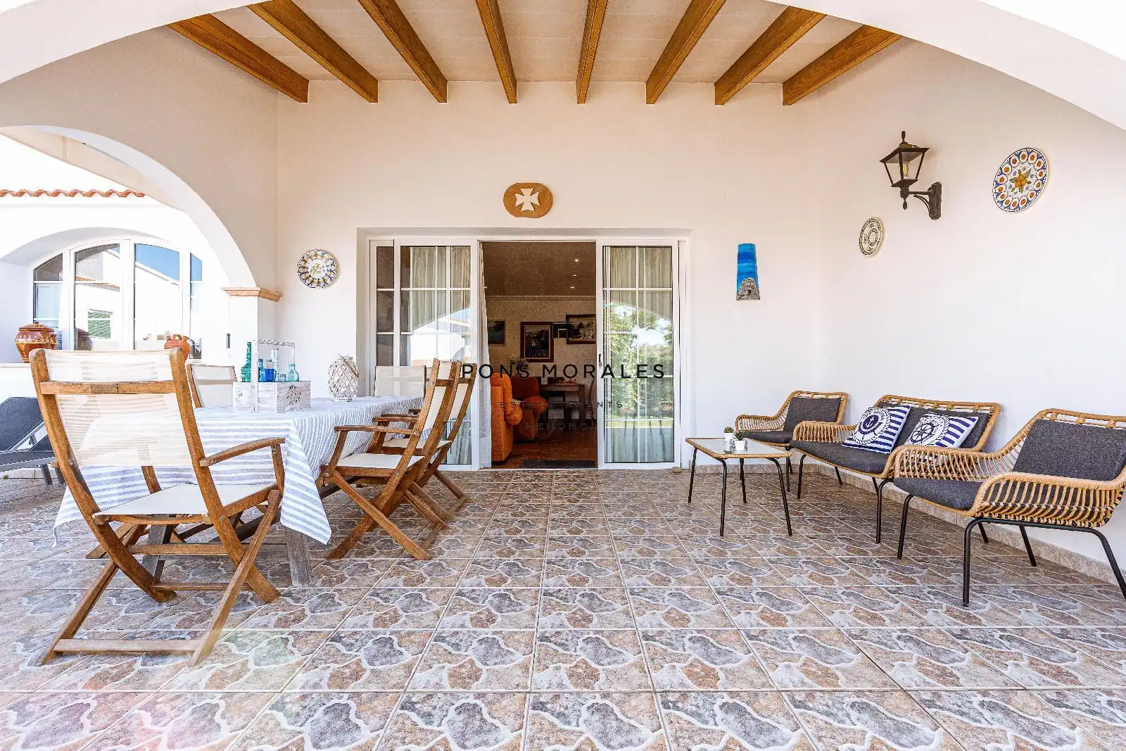 Terrassa de Casa o xalet en venda en Ciutadella de Menorca amb Aire condicionat, Calefacció i Jardí privat