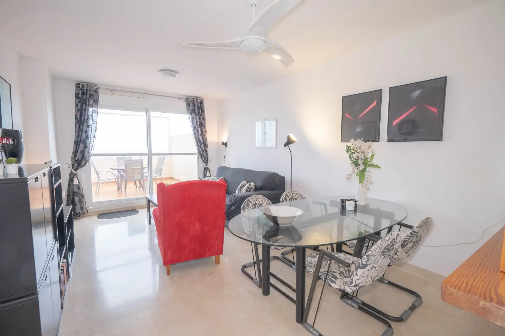 Sala de estar de Piso en venta en El Ejido con Aire acondicionado, Terraza y Trastero
